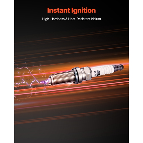 VEVOR Set of 6 Ignition Coil Pack and Spark Plugs, Compatible with Nissan Murano Maxima Pathfinder 350Z Altima Quest Infiniti EX35 FX35 G25 G35 JX35