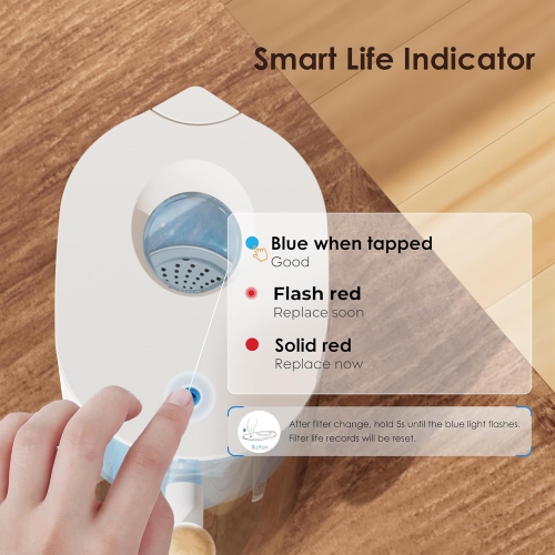 Pichet à filtre à eau longue durée Chubby de 200 gallons de 10 tasses avec 1 filtre, certifié NSF, 5 fois plus durable, réduit le SPFO,