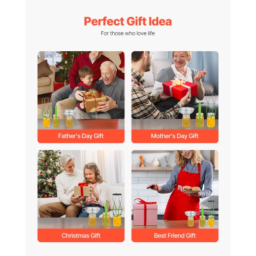 VEVOR 9 Pieces Canning Supplies Starter Kit, Stainless Steel Water Bath Canning Kit for Beginners, Canning Tools Set: Ladle, Measuring Spoon & Cup,