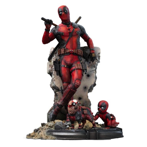 Iron Studios Deadpool Deadpool & Wolverine 1/10 Scale 8.19" Statue