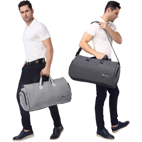 Meidale – Sac à vêtements convertible avec bandoulière | Sac de sport de cabine pour hommes, femmes - Sacs de voyage 2 en 1 pour valise suspendue –