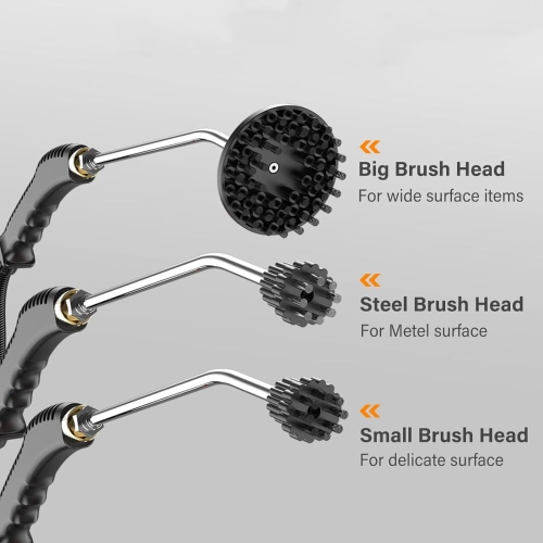 Nettoyeur à vapeur portatif 1500 W, nettoyeur à vapeur haute pression, 6 vitesses Ajustement, réservoir d'eau de 1000 ml, adapté pour la