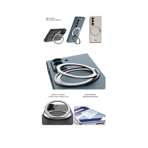 Convient à l'étui pour téléphone mobile Samsung zfold7 étui protecteur ultra-mince mode haut de gamme avec support intégré anti-empreintes -