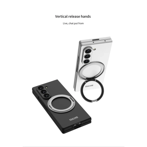 Convient à l'étui pour téléphone mobile Samsung zfold7 étui protecteur ultra-mince mode haut de gamme avec support intégré anti-empreintes -