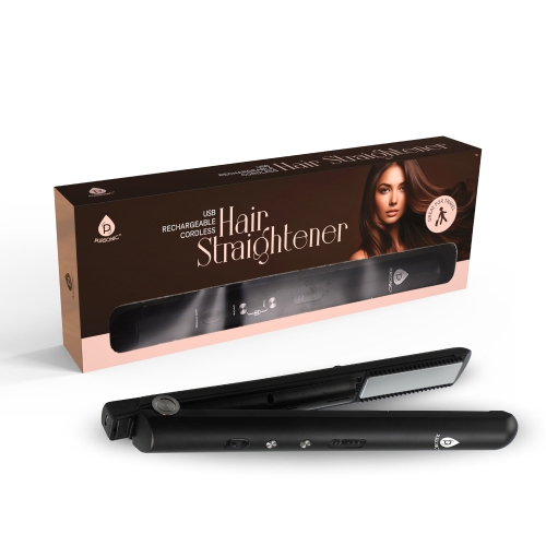 PURSONIC  USB Rechargeable Cordless Hair Straightener