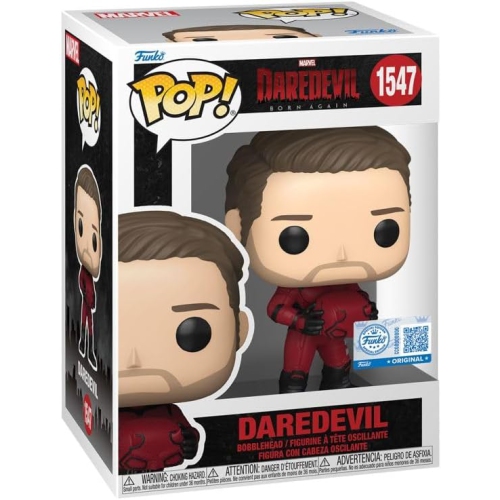 Pop Marvel Daredevil Born Again 3.75 Inch Action Figure Exclusive - Daredevil Unmasked #1547