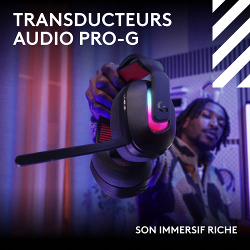 Casque de jeu sans fil Astro A20 X LIGHTSPEED de Logitech pour Switch/PS5/Xbox - Noir