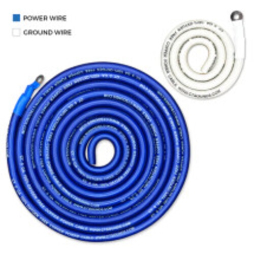 Trousse de câblage pour amplificateur OFC 3500 W AMPKIT-0GA-ELITE calibre 0 de CT Sounds