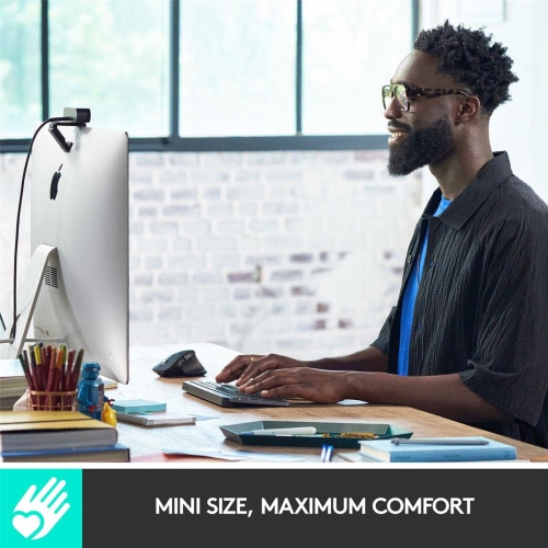 Logitech MX Keys Mini Minimalist Wireless Illuminated Keyboard, Compatible with Apple macOS, iOS, Windows, Linux, Android, Metal Build - Black