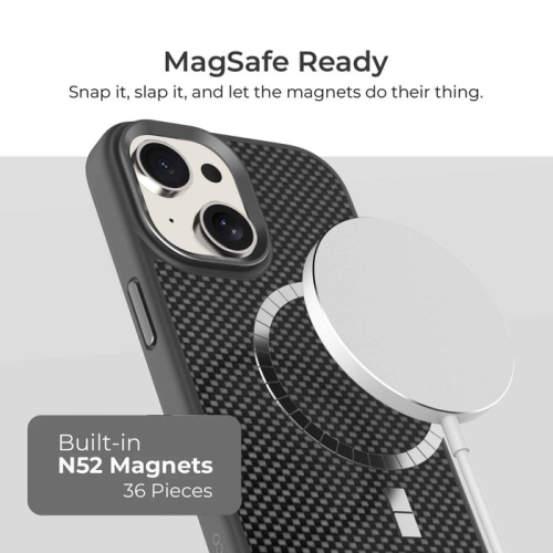 iPhone 15 Aramid Fiber Weave Pattern Case