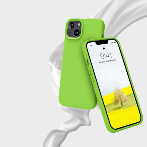 Étui en silicone avec MagSafe pour iPhone 15