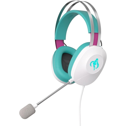TUF Gaming H1 GEN II Hatsune Miku Edition, Wired Gaming Headset with 40 mm ASUS Essence Drivers, Virtual 7.1 Surround Sound, TeamSpeak-Certified