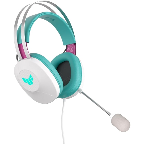TUF Gaming H1 GEN II Hatsune Miku Edition, Wired Gaming Headset with 40 mm ASUS Essence Drivers, Virtual 7.1 Surround Sound, TeamSpeak-Certified
