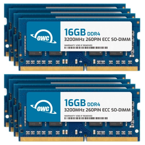 OWC 128GB DDR4 3200MHz PC4-25600 CL22 1RX8 ECC Unbuffered SODIMM 1.2V 260-pin
