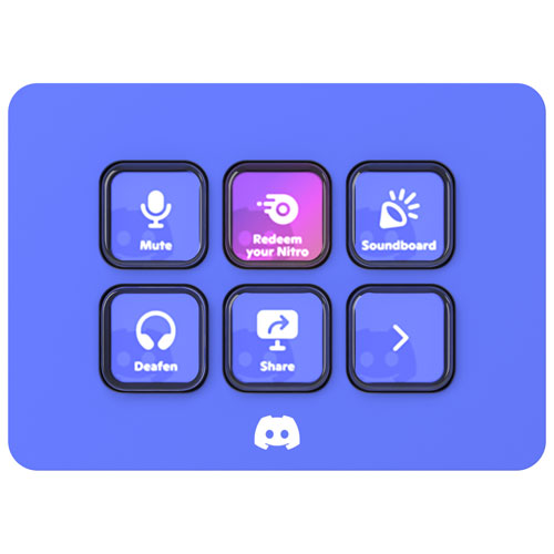 Stream Deck Mini d'Elgato - Édition Discord - Bleu violet - Exclusivité Best Buy