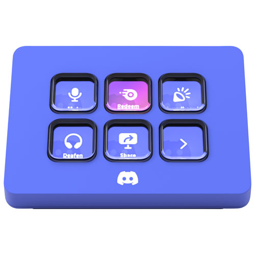 Stream Deck Mini d'Elgato - Édition Discord - Bleu violet - Exclusivité Best Buy
