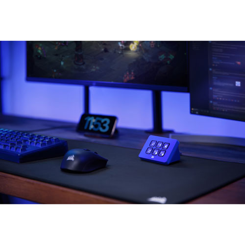 Stream Deck Mini d'Elgato - Édition Discord - Bleu violet