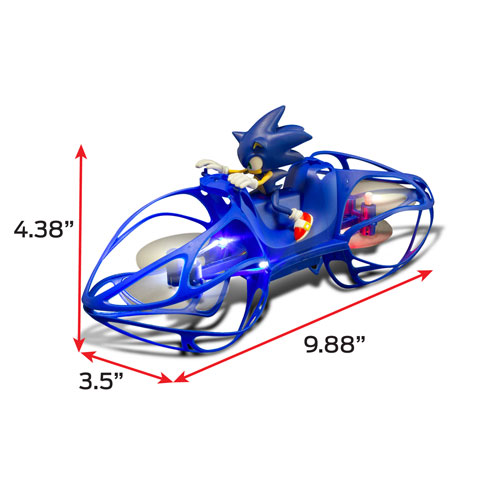 NKOK Sonic the Hedgehog RC Hover Bike