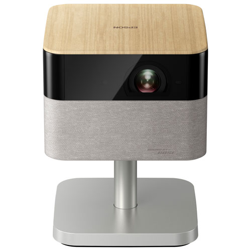Projecteur de cinéma maison DEL UHD 4K Lifestudio Flex Plus d'Epson (V11HB76620) - Chêne