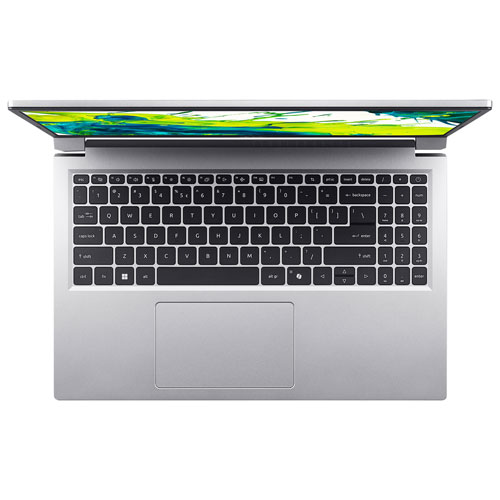 Acer Aspire Light 15 15.6" Laptop - Light Silver (Intel N150/4GB RAM/128GB SSD/Windows 11S) - English