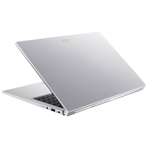 Portable Aspire Light 15 de 15,6 po d'Acer avec Microsoft 365 - Argenté clair (N150 d'Intel/RAM 4 Go/SSD 128 Go/Windows 11S) - Anglais