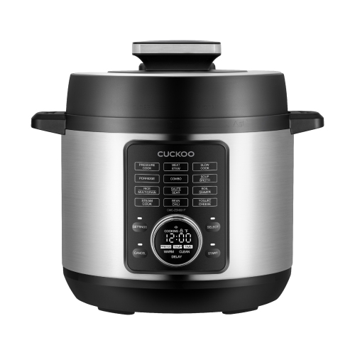 CUCKOO CMC-ZSN601F 6-Quart 8-in-1 Pressure Cooker with Stainless Steel Nonstick Inner Pot, 12 Menu Options, 7 Accessories, Fuzzy Logic Tech, Auto