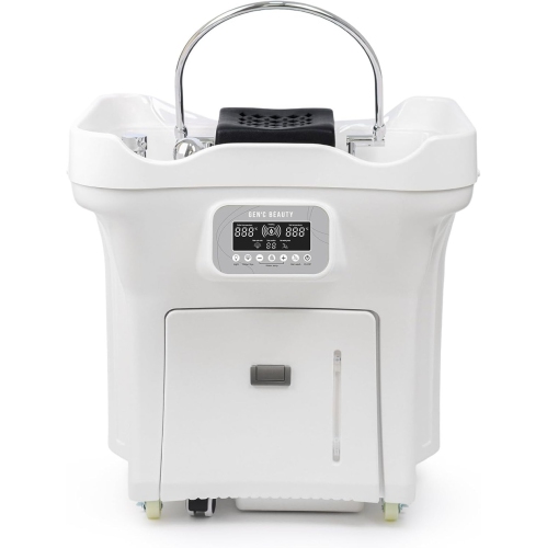 Gen'C Béauty Professional Premium Head Spa Equipment Mobile Hair Wash Basin with Water Circulation