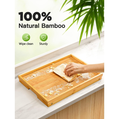 Table plateau de lit en bambou avec pattes pliables, plateau à déjeuner pour canapé, lit, repas, travail, utilisé comme plateau à collation de bureau