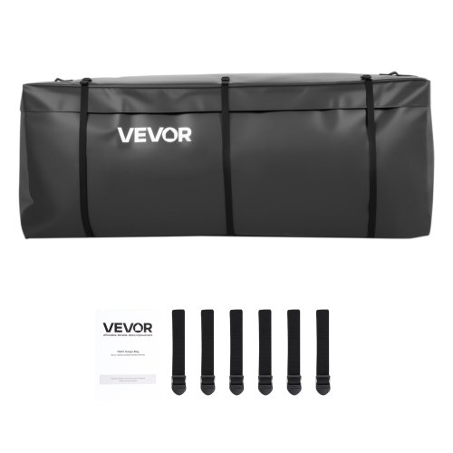 VEVOR 59.84 x 24.02 x 24.41 in Hitch Cargo Carrier Bag, Waterproof 840D PVC, 20 Cubic Feet, Heavy Duty Cargo Bag for Truck Bed Storage with 6