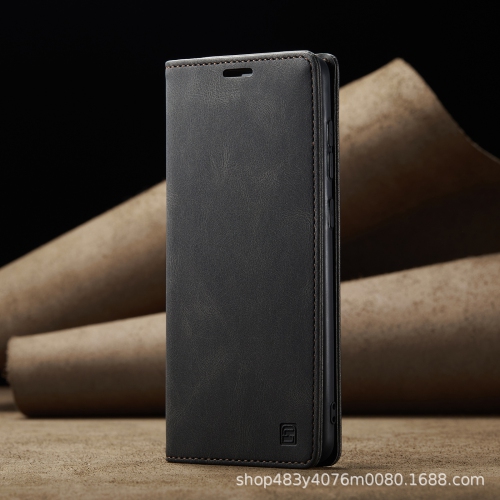 Étui à rabat avec porte-carte pour Pixel 9 Pro XL de Google - Noir