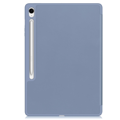 For Samsung Tab S10FE+ and S10FE Plus X620 TPU Case with Pen Slot - Tab S10 FE+/S10FE Plus SM-X620 - Lavender Purple