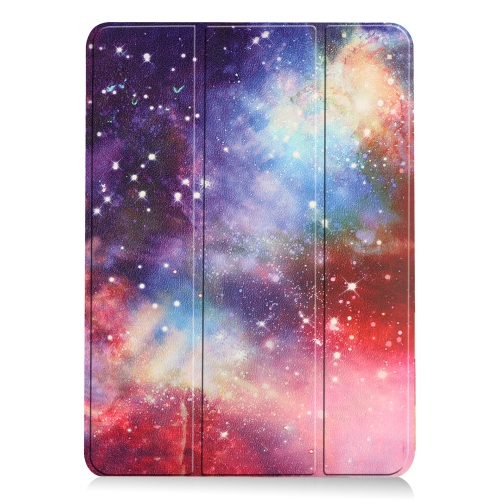 For iPad Air 11) Tablet Case, Tri-fold Stand, 11-inch Apple Tablet Case with TPU Pen Slot - Nebula