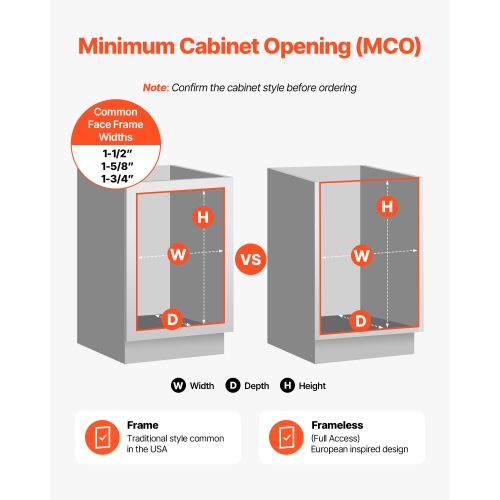 VEVOR 35 QT Pullout Trash Can for Kitchen Cabinets, Garbage Waste Recycling Bin, Under Mount Waste Container, with Heavy Duty Metal Soft Close