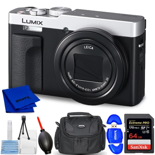 Panasonic TZ99/ZS99 Digital Camera DC-TZ99E-S - 7PC Accessory Bundle