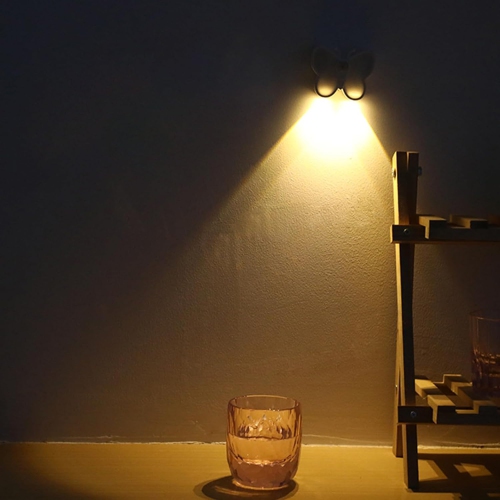 Rechargeable LED Night Light with Sensor, Dimmable, Butterfly Night Light