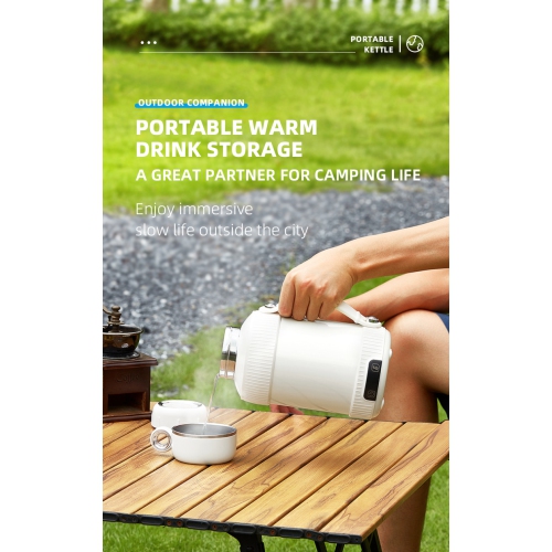 Portable Electric Water Cup Travel Kettle Home Multi-function Thermos Cup 110v US Regulator - Green