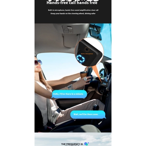 Récepteur Bluetooth Émetteur 5.3FM Radio d'auto Récepteur Bluetooth Récepteur USB FM Récepteur audio stéréo Adaptateur émetteur-récepteur audio stéréo