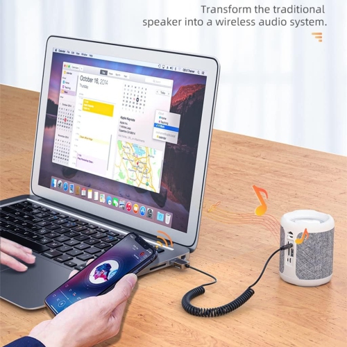 Récepteur Bluetooth auxiliaire pour l'auto 5,0 Adaptateur convertisseur Bluetooth émetteur de conversion audio 3,5 mm Récepteur audio