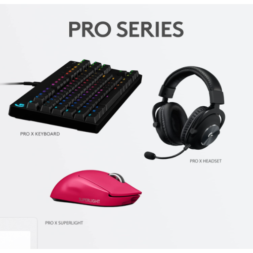 Logitech G PRO X SUPERLIGHT Wireless Gaming Mouse, Ultra-Lightweight, HERO 25K Sensor, 25,600 DPI, 5 Programmable Buttons, Compatible with PC / Mac -