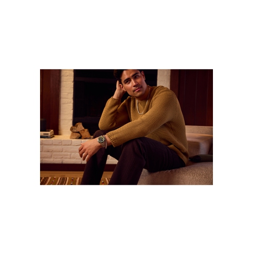 Montre homme à éco-entraînement Promaster Navihawk 40 mm en inox argenté avec cadran bleu Citizen