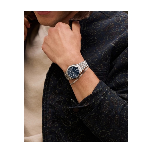 Citizen Unisex Tsuyosa 37Mm Automatic Watch 37mm Silver-Tone Stainless Steel Case and Bracelet with Blue Dial