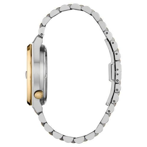 Montre automatique homme « 60 » 40 mm bicolore boîtier inox. Et bracelet en inox et cadran vert de Citizen