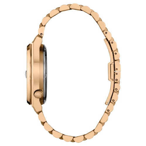 Montre automatique homme « 60 » Tsuyosa Citizen 40 mm boîtier inox rose doré et bracelet cadran bleu