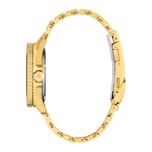 Montre homme à Eco-Drive Promaster Dive de Citizen, 41&nbsp;mm boîtier et bracelet en inox doré, cadran vert