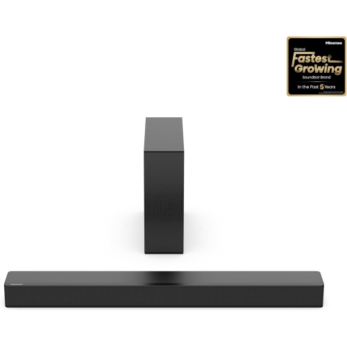 REFURBISHED- Hisense HS2100 2.1 Channel Soundbar with Wireless Subwoofer