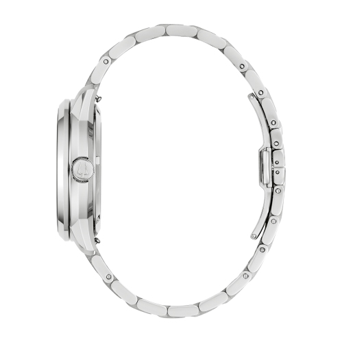 Bulova Mens Sutton Automatic Watch 40mm Silver-Tone Stainless Steel Case and Bracelet with Green Dial