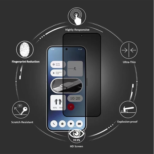 Protecteur d'écran en verre trempé antireflet Supershield pour iPhone 17 - Paquet de 2