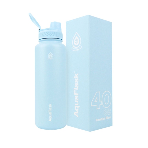 AquaFlask Original Vacuum Insulated Water Bottles 1080ml - White