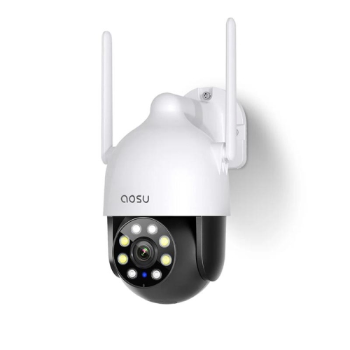 AOSU  C5L 3Mp Qhd Wi-Fi Camera Full Color Night Vision Smart Pt Camera