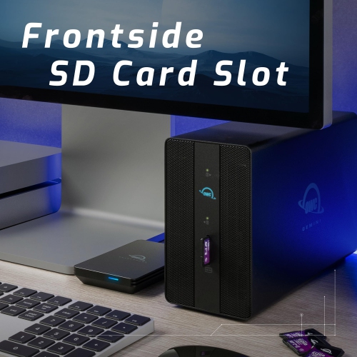 OWC Gemini - Thunderbolt Dock and Dual-Bay RAID External Storage Enclosure